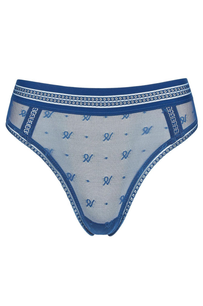 The Brazilian Brief Logo Mesh - French Navy - Underwear
