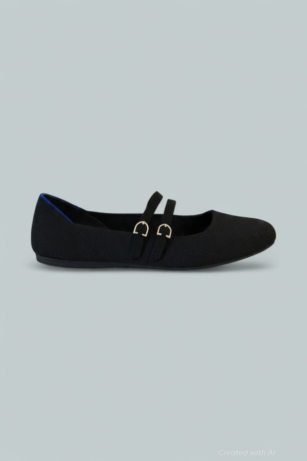 The Double Buckle Mary Jane - Black - 11 - Mary Jane