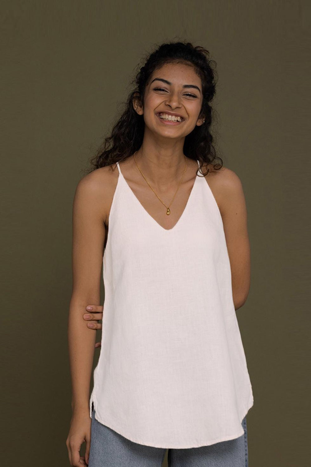 The Endless Sunday Top - White - Tank Top