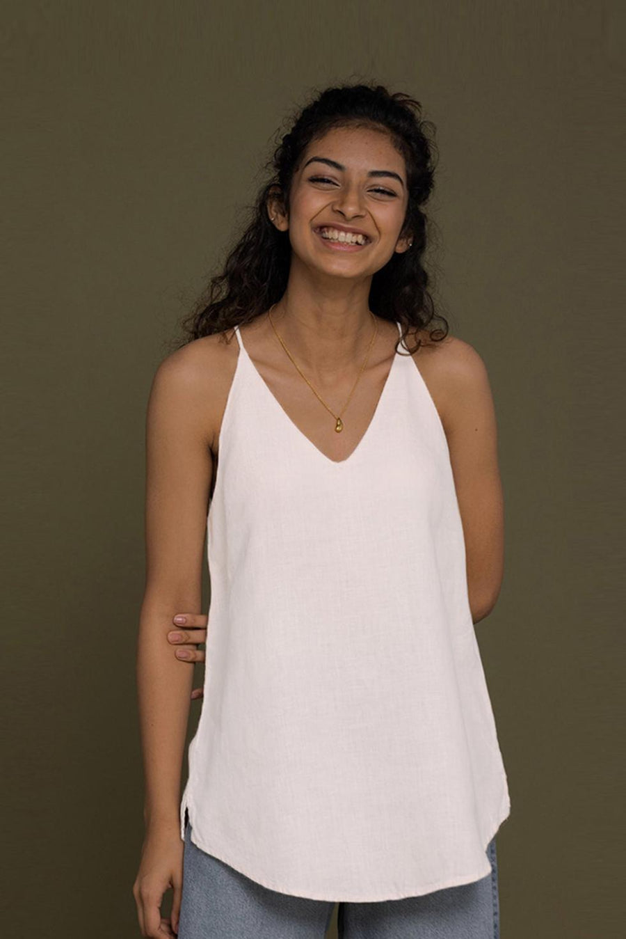 The Endless Sunday Top - White - Tank Top