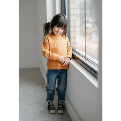 The Future is Bright Embroidered Kids Pullover - Crewneck Sweatshirt