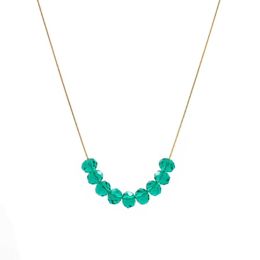 The Glims ~ Emerald - 18K Gold - One Size - Necklace