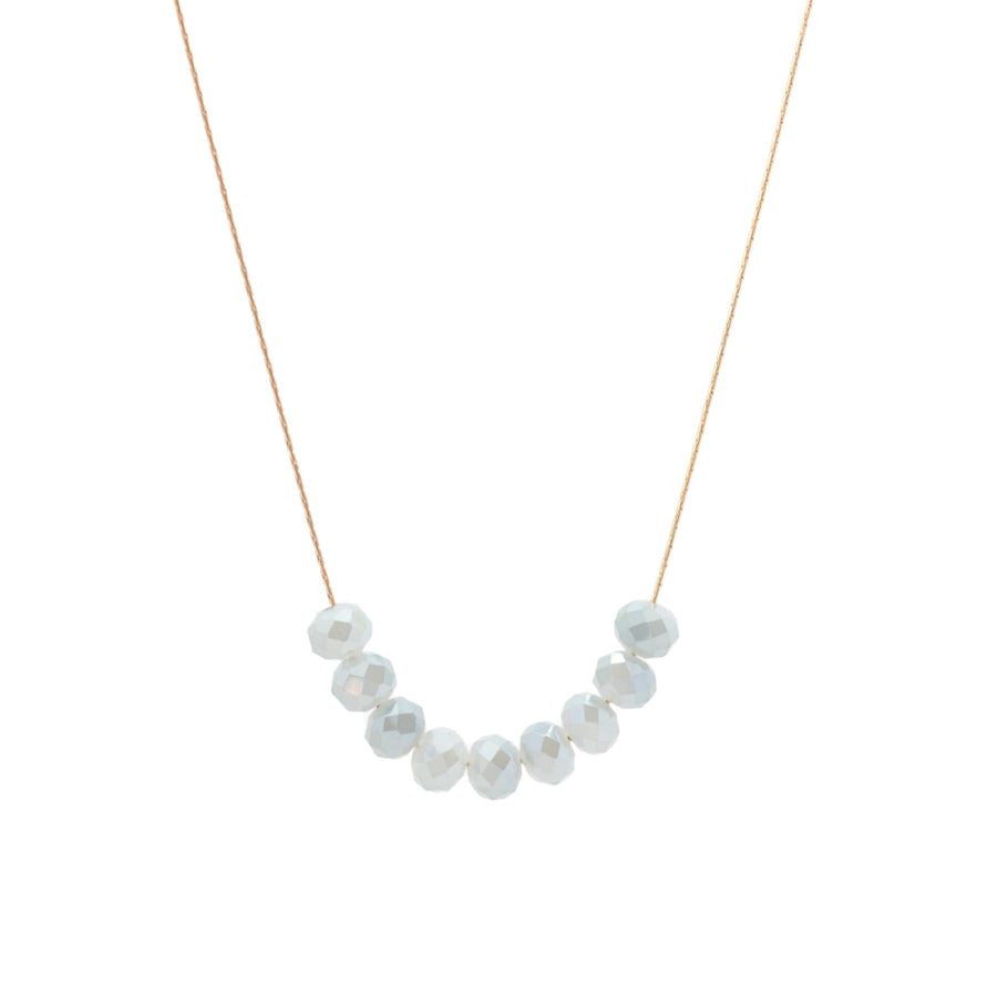 The Glims ~ Gray - 18K Gold - One Size - Necklace