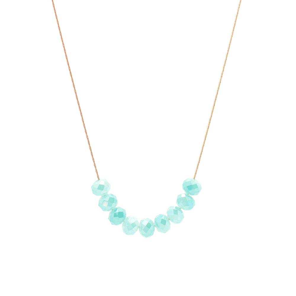 The Glims ~ Turquoise - 18K Gold - One Size - Necklace