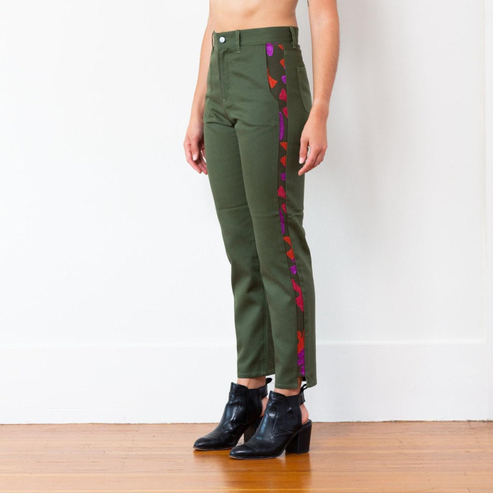 The Harper Pant - Olive - Pants