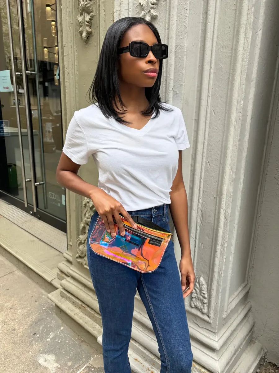 The Jenn Hologram Lucite - One Size - Crossbody