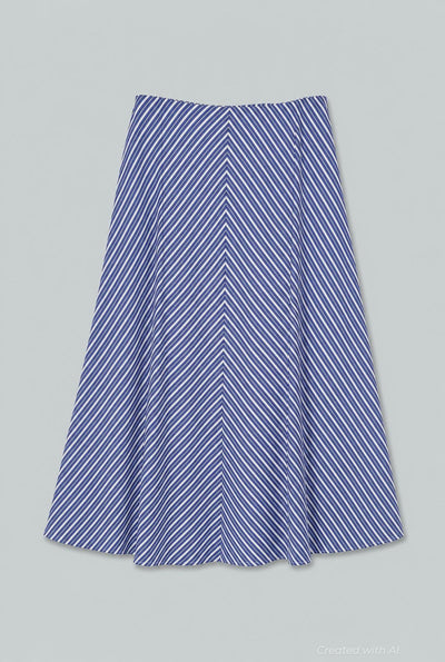 The Knox Skirt - Navy Stripe - US 2 / XS - Skirt