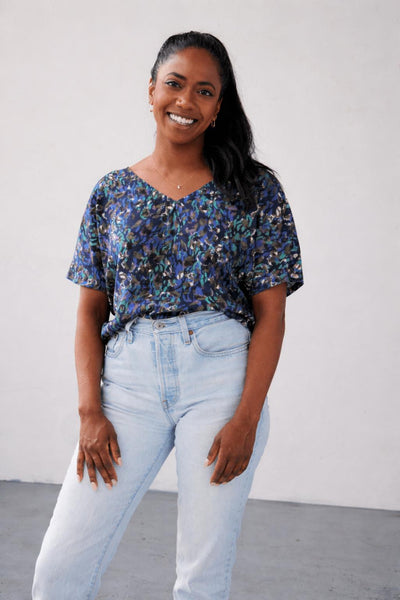 The Printed Chloe Top - Blouse