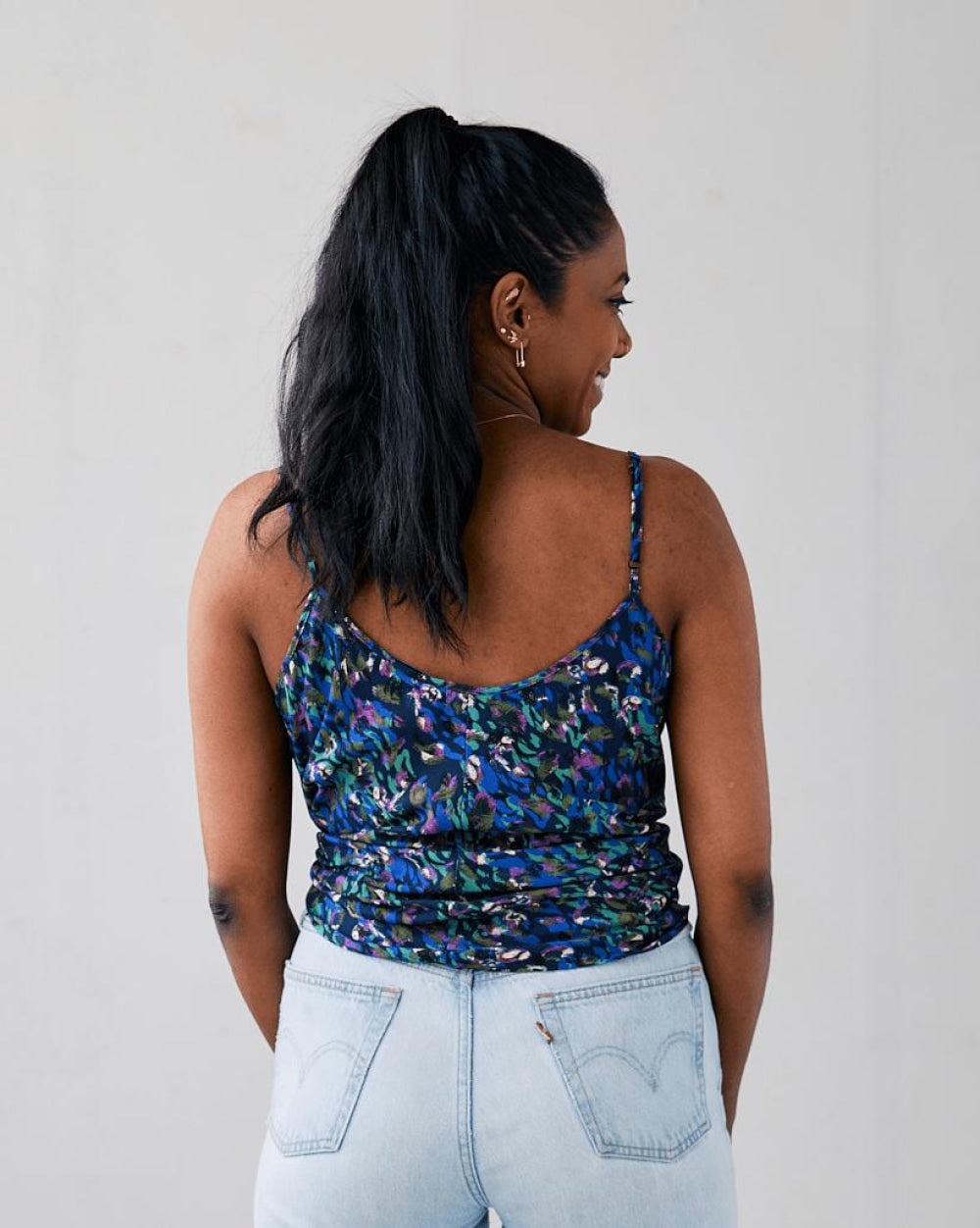 The Printed Valencia Tank - Tank Top