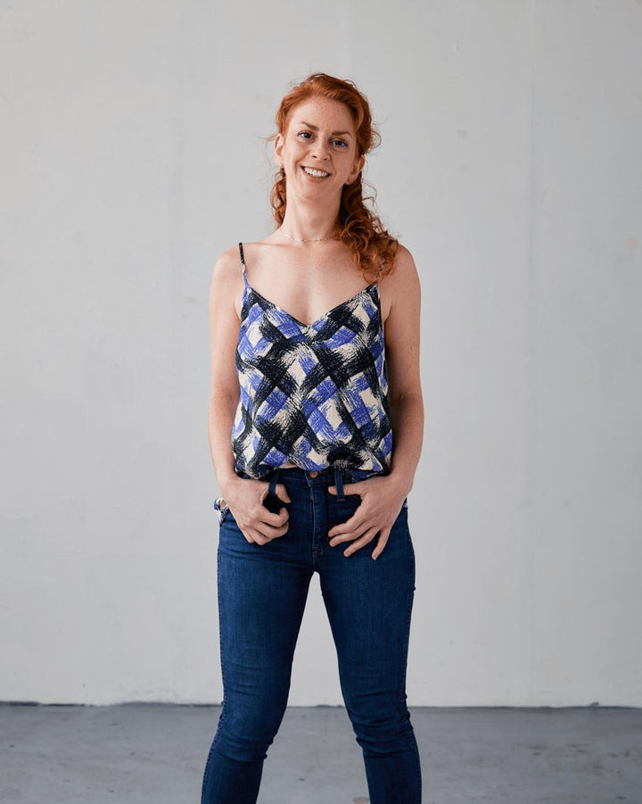 The Printed Valencia Tank - Tank Top