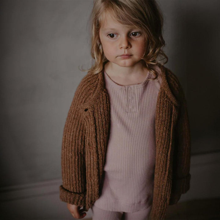 The Ribbed Top - Antique Rose - Henley