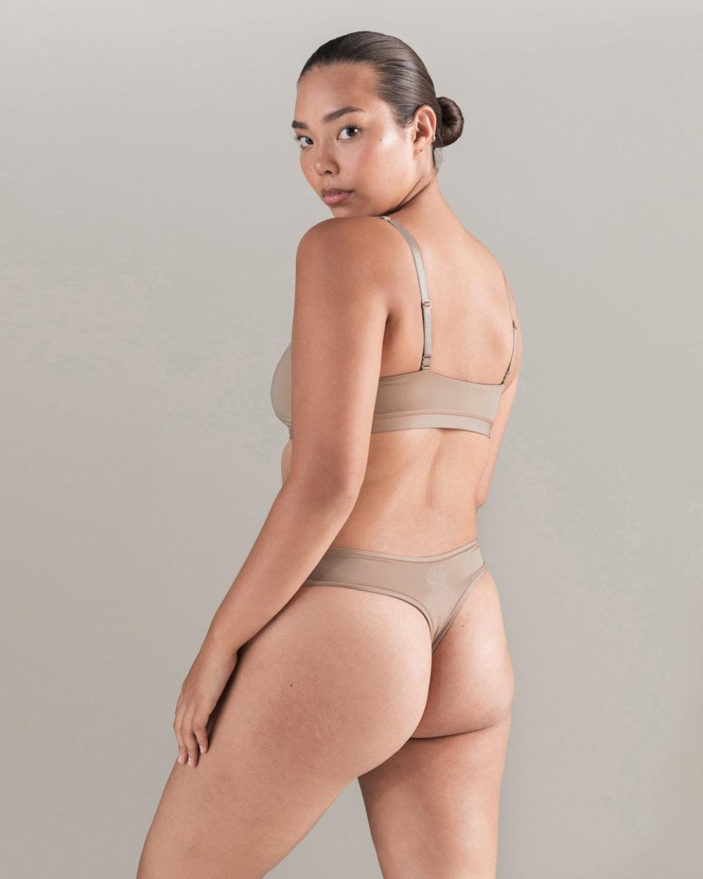 The Scoop Neck Bralette - Bare 03 - Bra