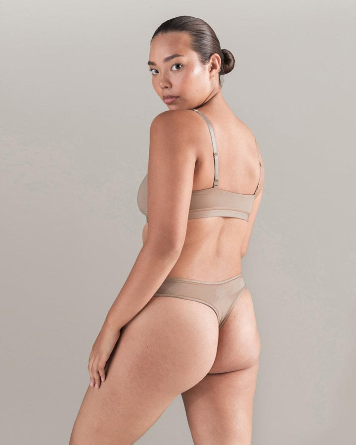 The Scoop Neck Bralette - Bare 03 - Bra