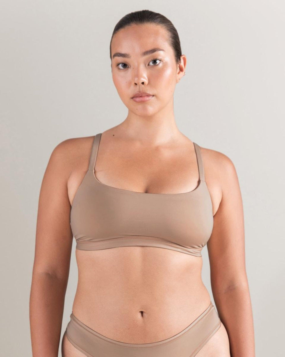 The Scoop Neck Bralette - Bare 03 - Bra