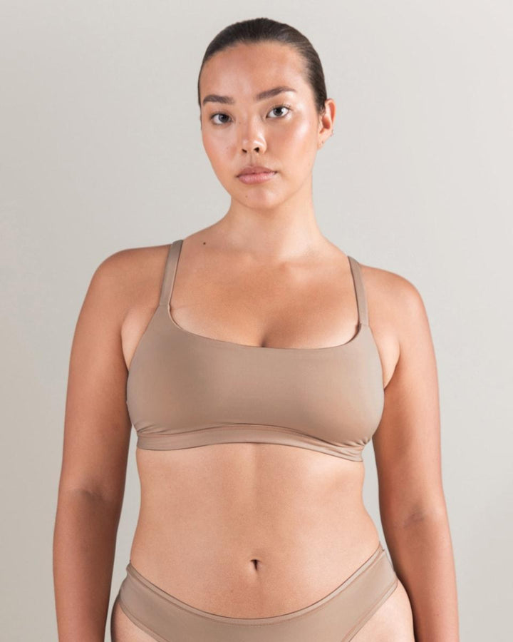 The Scoop Neck Bralette - Bare 03 - Bra