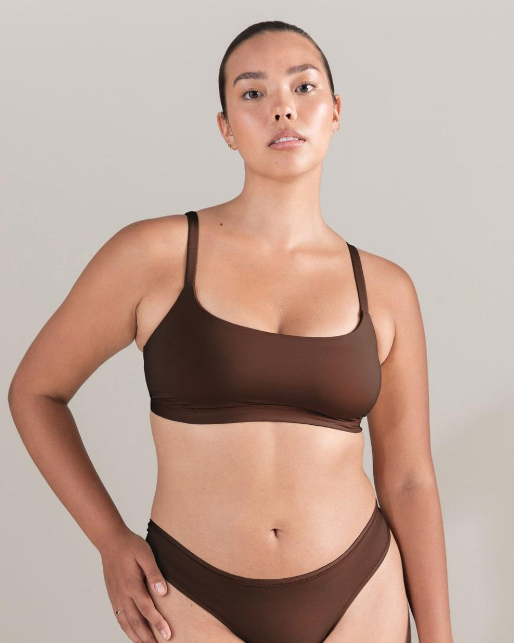 The Scoop Neck Bralette - Bare 07 - Bra