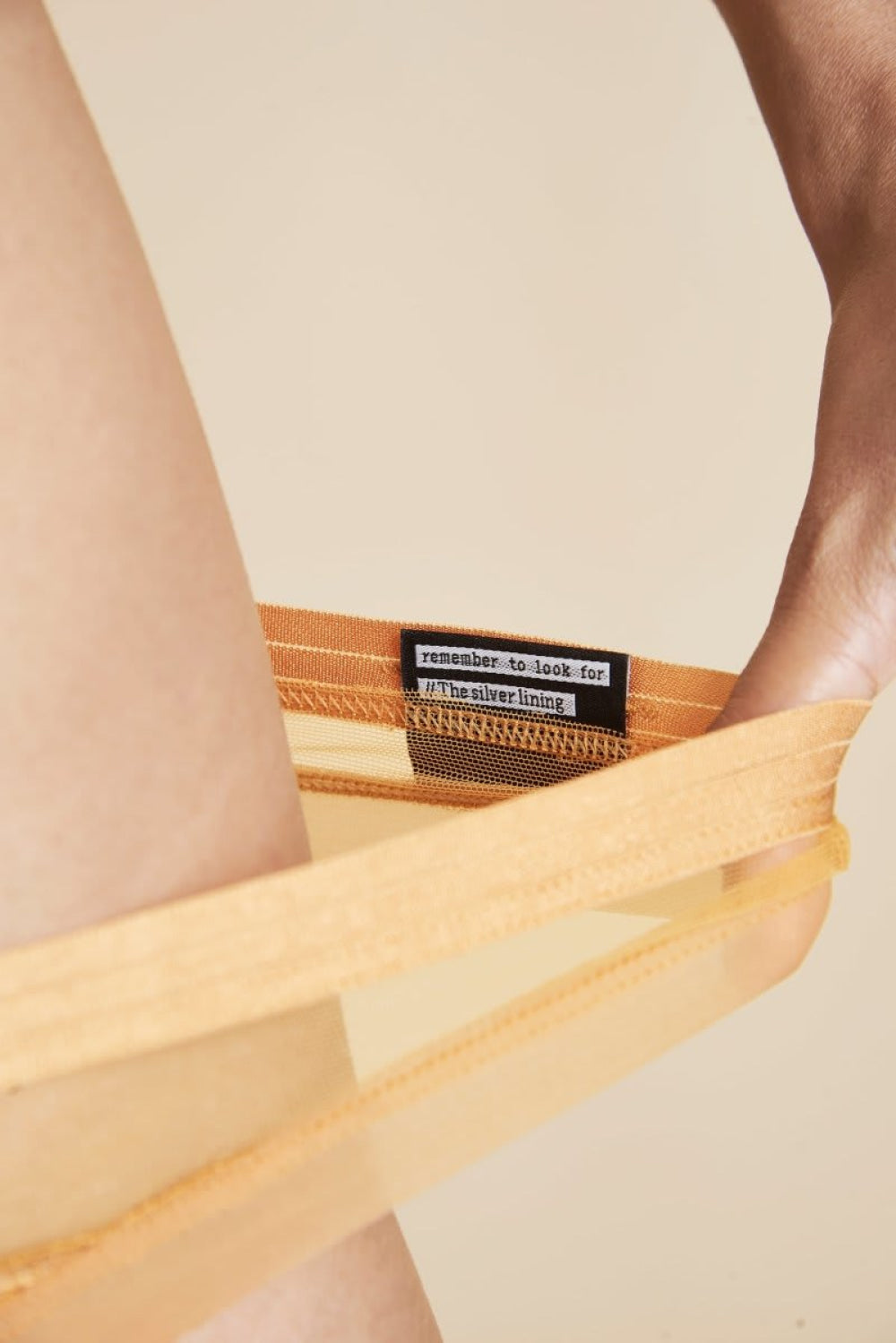 The Silver Lining Thong - Mustard - FINAL SALE - Underwear
