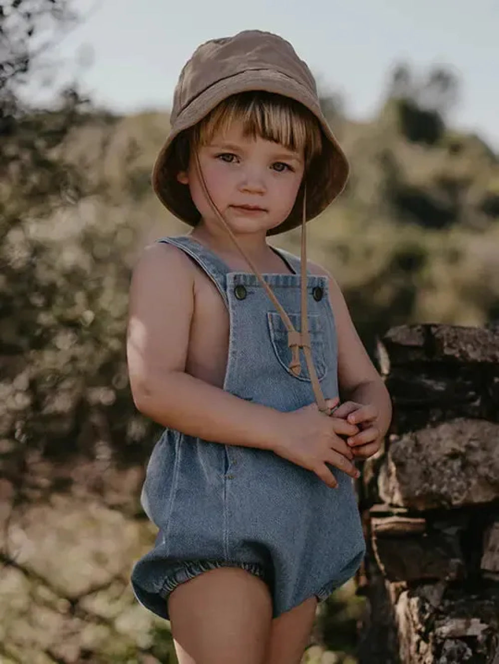 The Stone Romper - Light denim - Romper