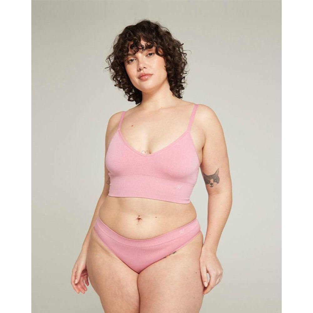 The TENCEL™ Seamless Bralette - Rose Pink - Bra