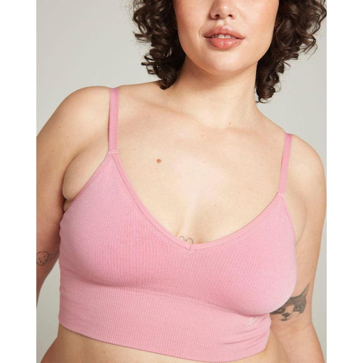 The TENCEL™ Seamless Bralette - Rose Pink - Bra