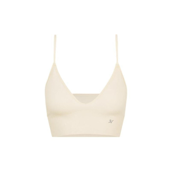 The TENCEL™ Seamless Bralette - White Sand - L - Bra