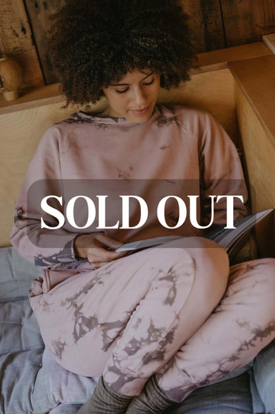 The Tie-Dye Sweatshirt Women’s - Blush tie-dye - Crewneck Sweatshirt
