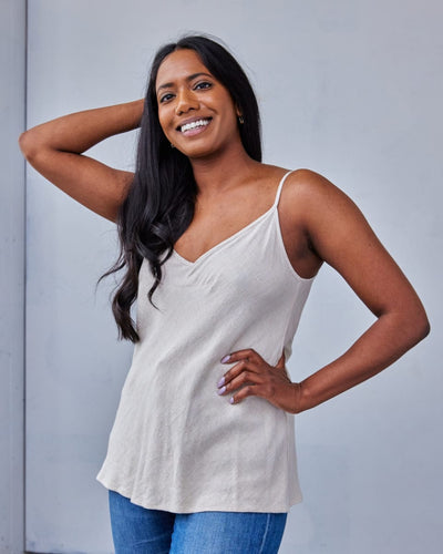 The Valencia Tank - Natural - Tank Top