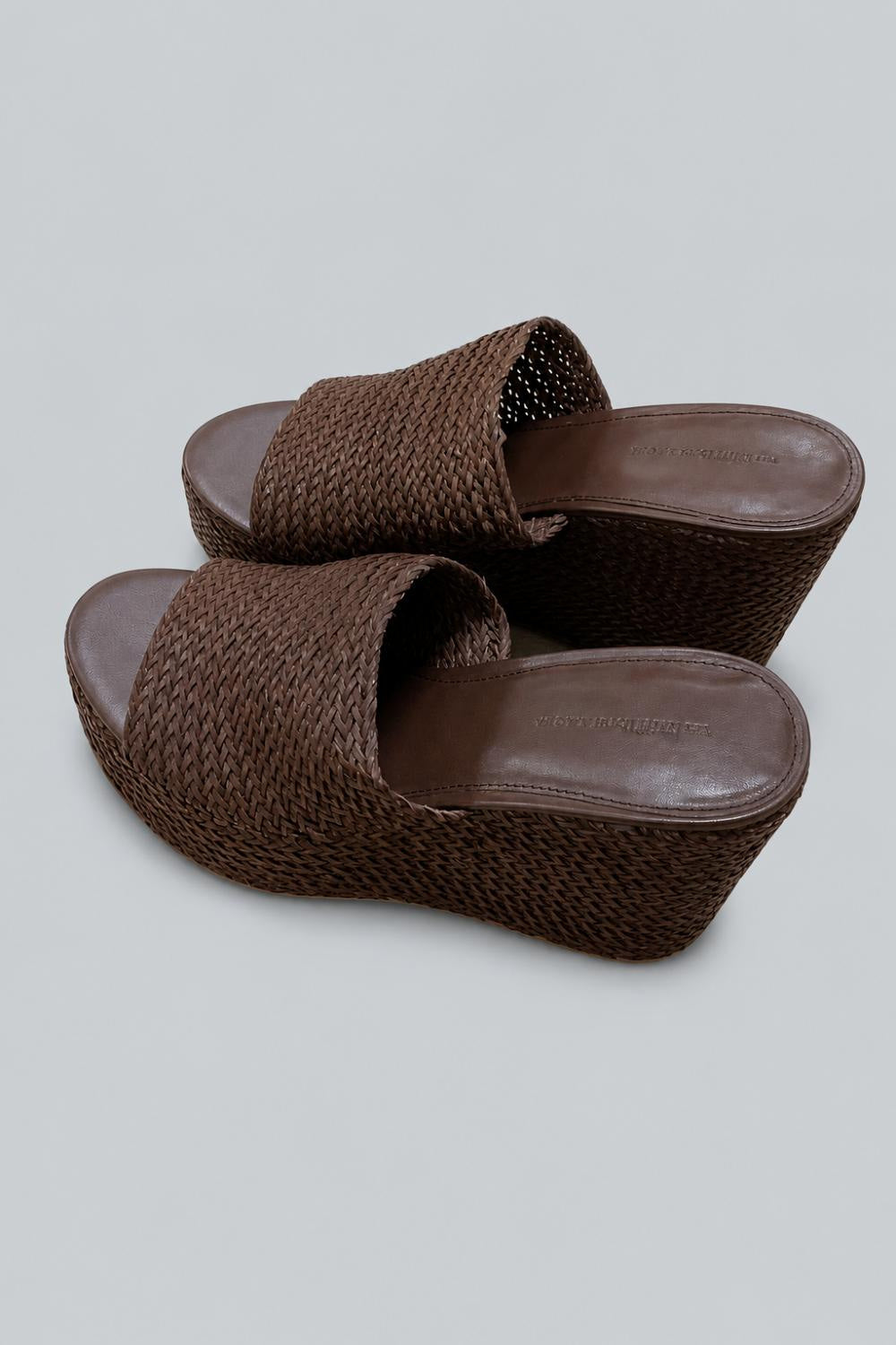 The White Lotus X Aqua Women’s Platform Sandals - Dark Brown - Sandal