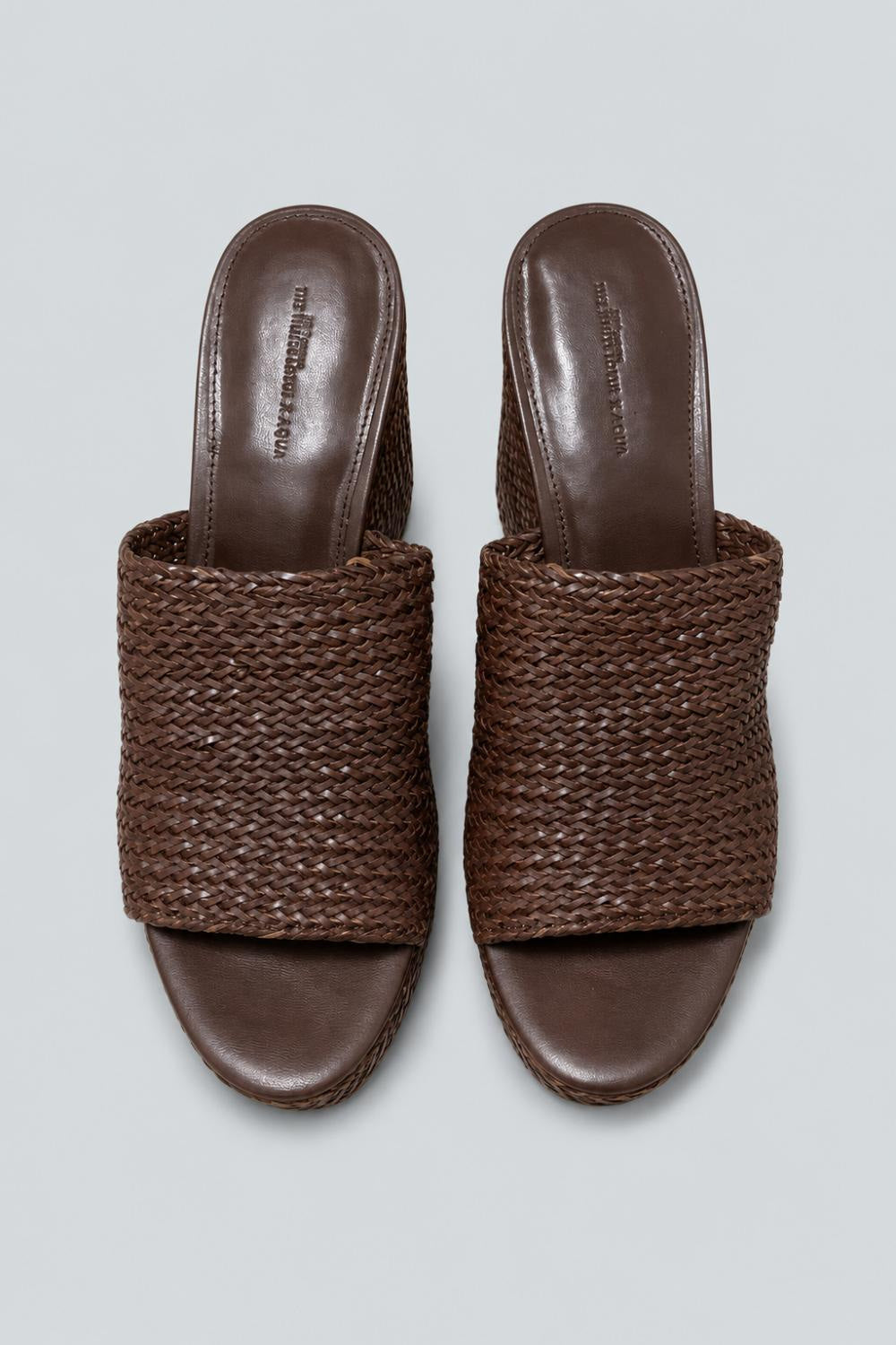 The White Lotus X Aqua Women’s Platform Sandals - Dark Brown - Sandal