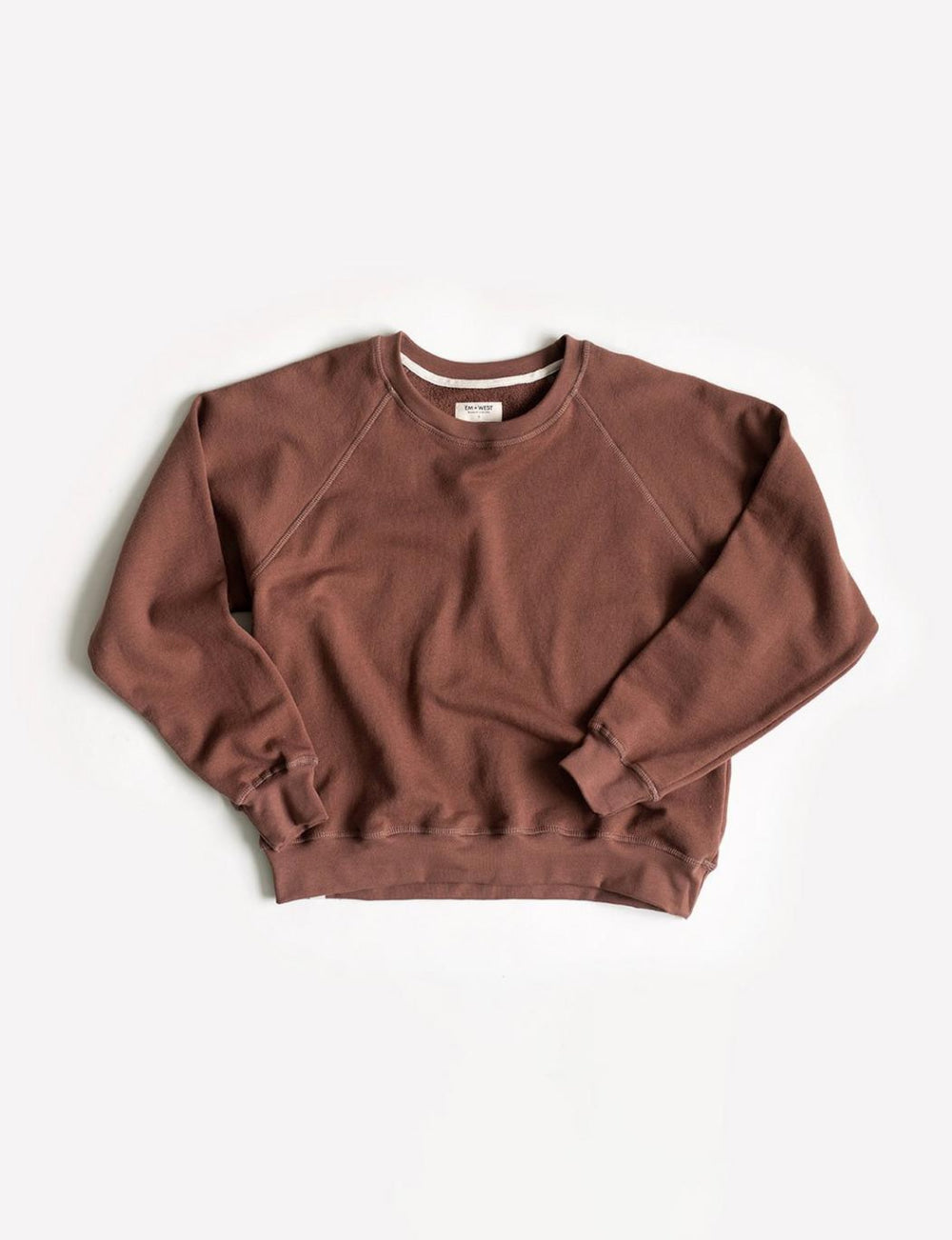 The Women’s Crew Sweatshirt - Brick - Crewneck Sweatshirt