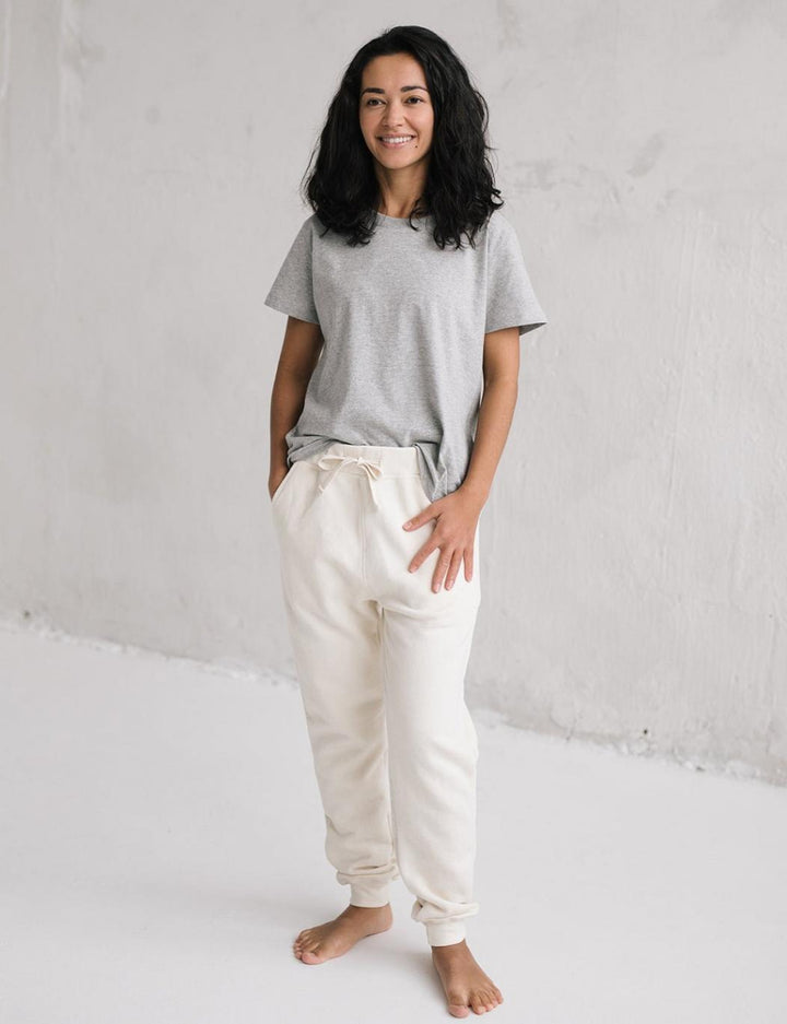 The Women’s Essential Sweatpant - Natural - Sweatpant