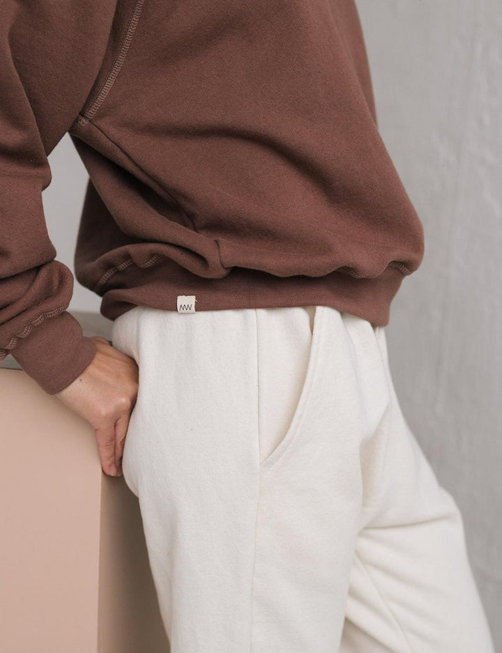 The Women’s Essential Sweatpant - Natural - Sweatpant