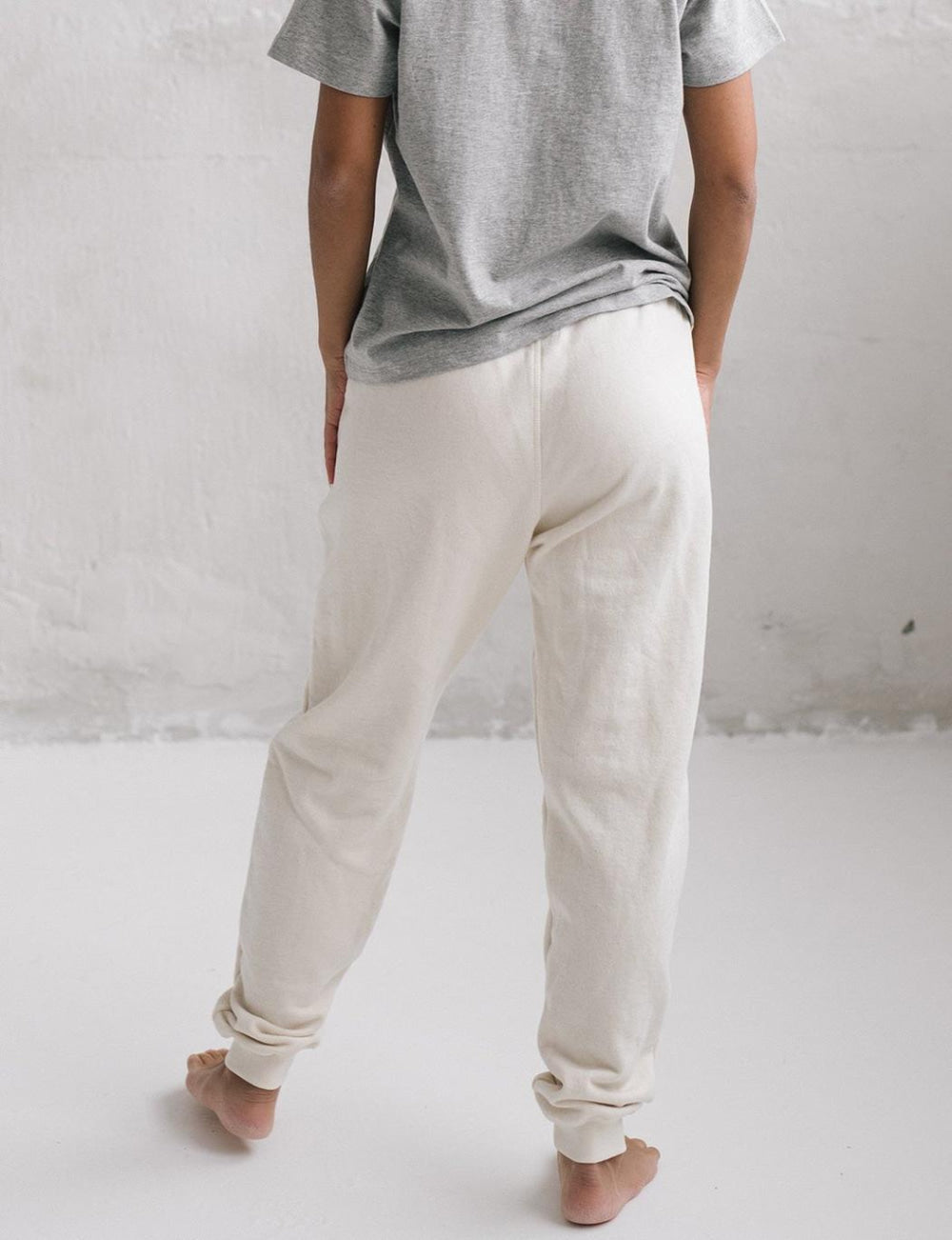 The Women’s Essential Sweatpant - Natural - Sweatpant