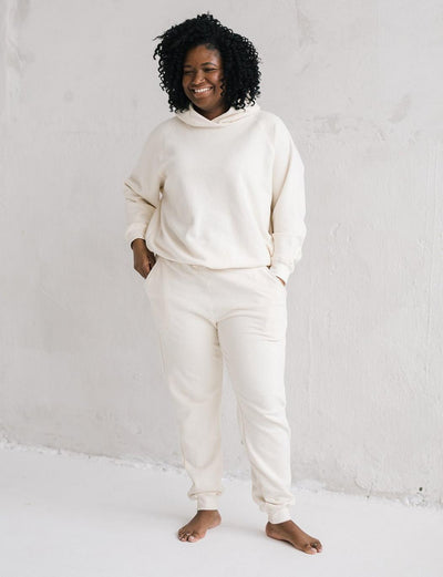 The Women’s Essential Sweatpant - Natural - Sweatpant