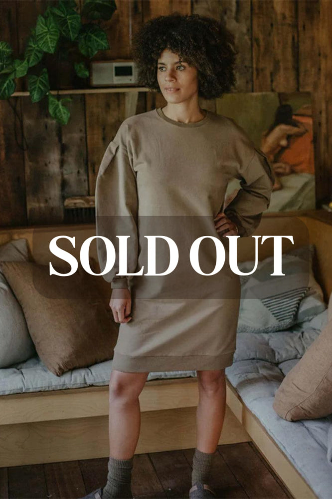 The Women’s Oversized Sweater Dress - Walnut - Dresses