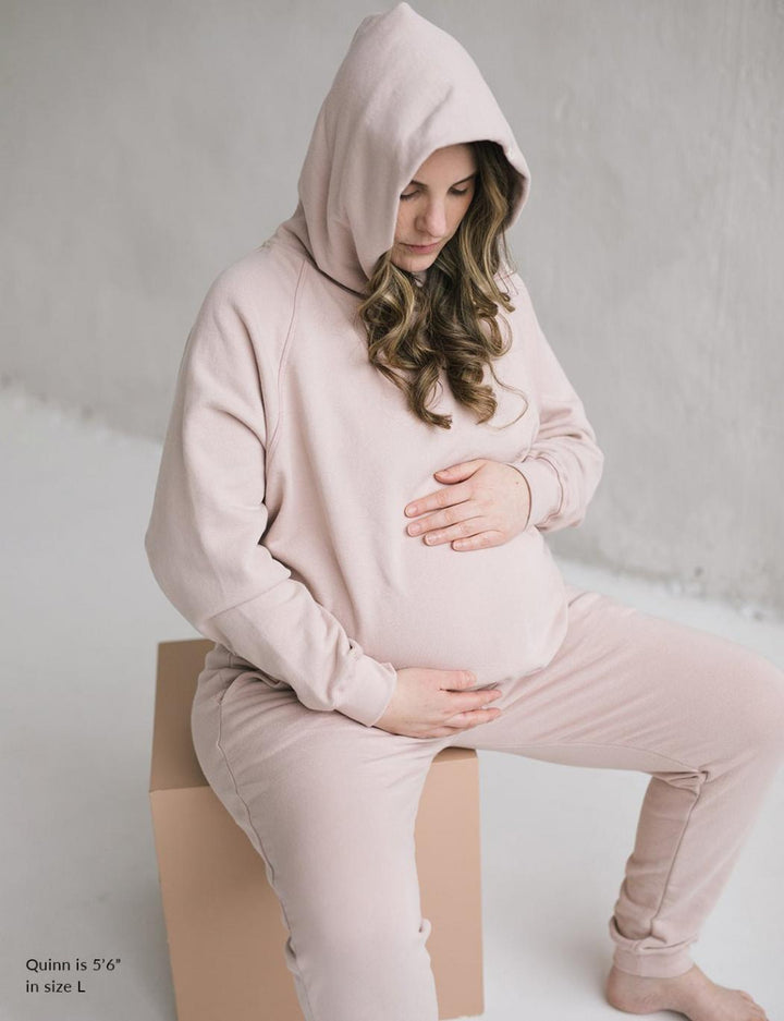 The Women’s Relaxed Hoodie - Blush - Hoodie