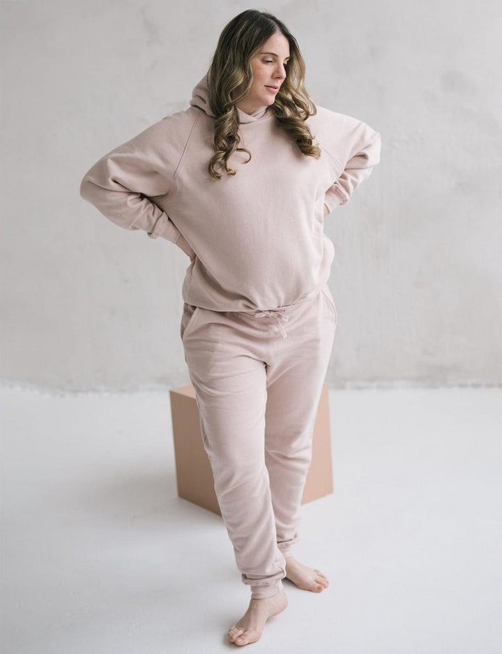 The Women’s Relaxed Hoodie - Blush - Hoodie