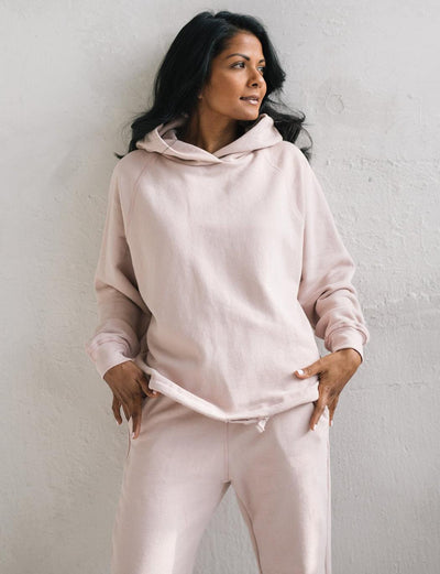 The Women’s Relaxed Hoodie - Blush - Hoodie