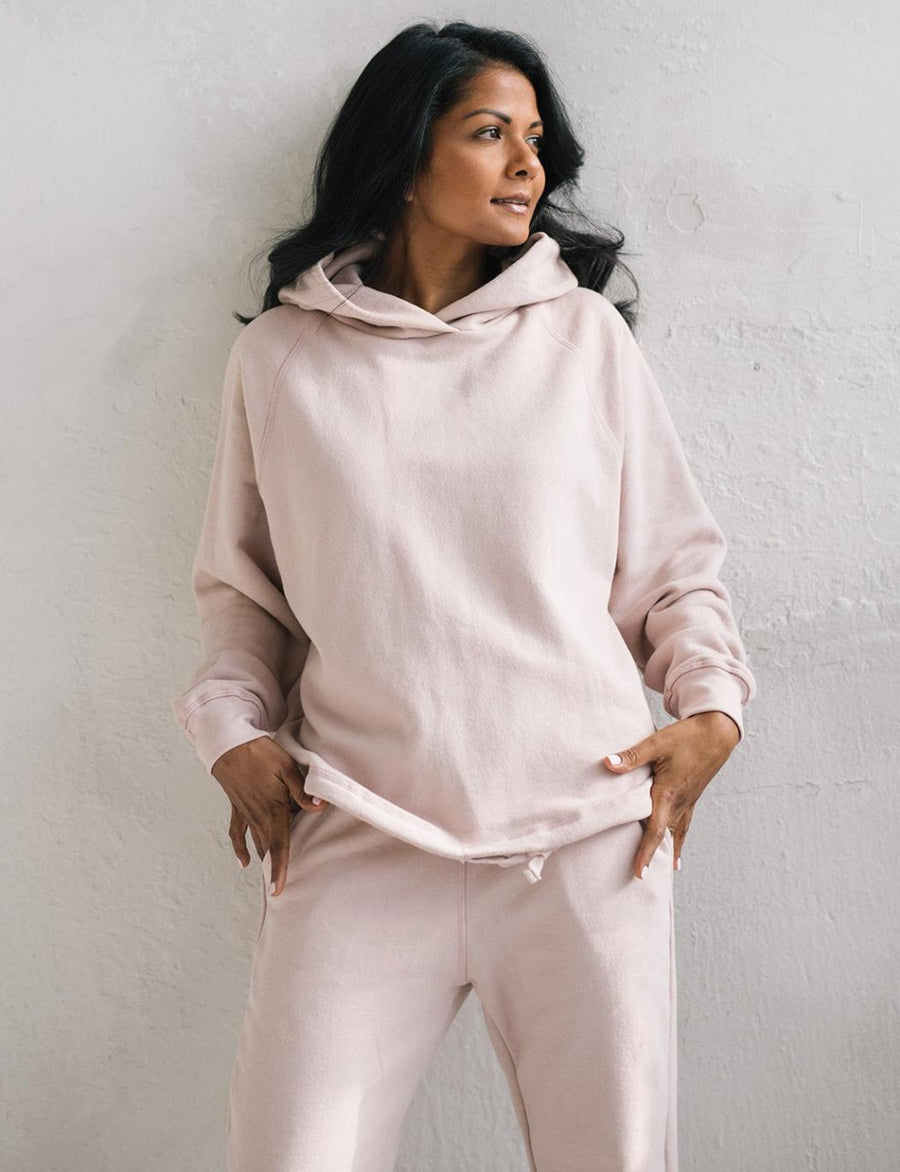 The Women’s Relaxed Hoodie - Blush - Hoodie