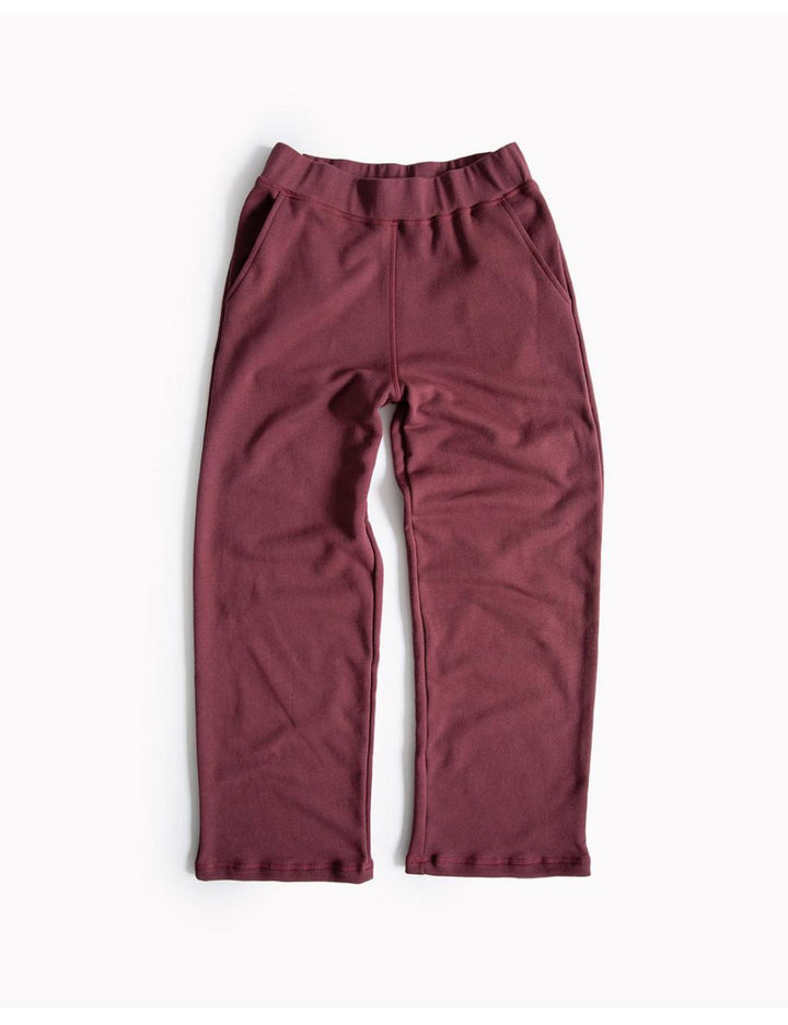 The Women’s Wide Leg Pant - Dark Clay - Sweatpant