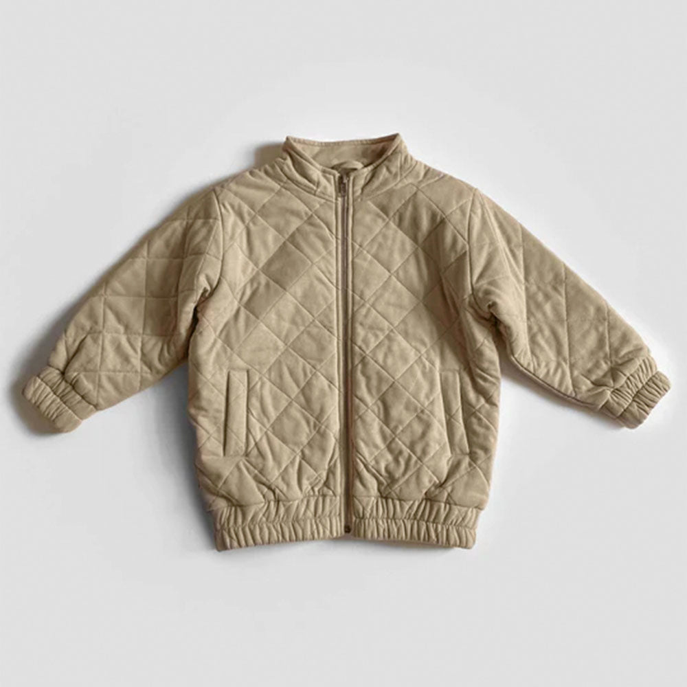 The Quilted Jacket - Sand