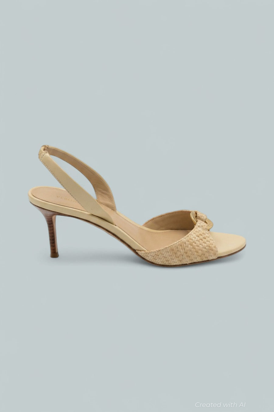 Tia Slingback Sandals - Natural - 9 - Slingback