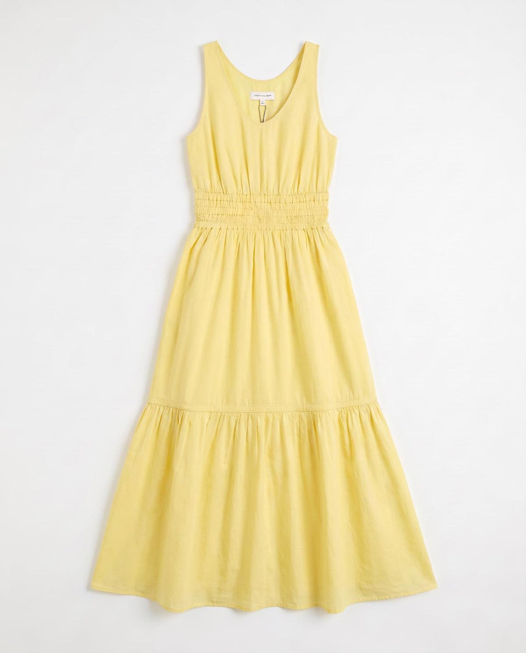 Tiered Maxi Dress - Yellow - Dresses