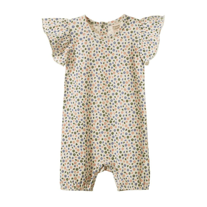Tilly Suit - Chamomile Blooms Print - Romper