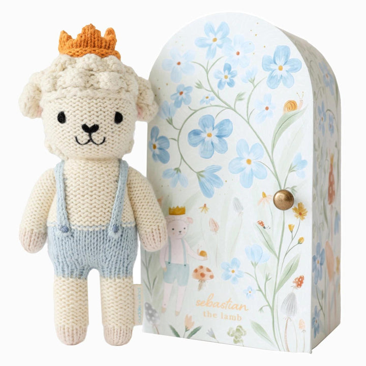 Tiny Sebastian the Lamb - One Size - ’Stuffed Animal - Baby Kids Adult’