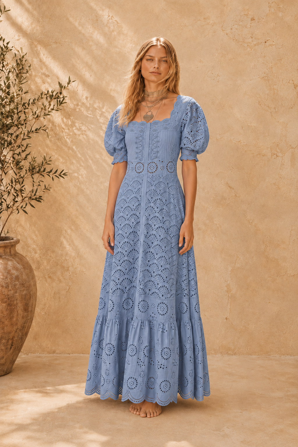 Cosima Dress - Troposphere (Blue)