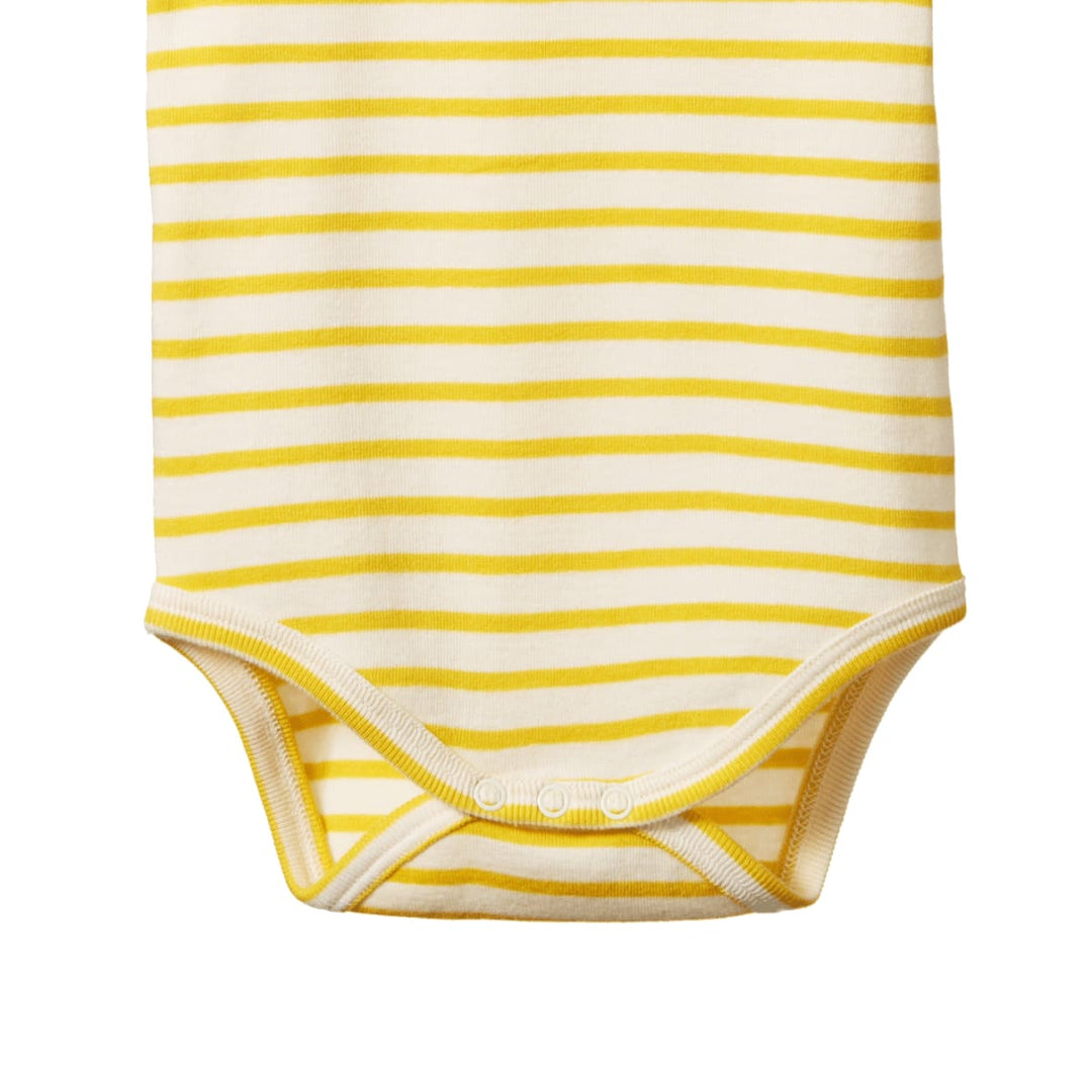 Short Sleeve Bodysuit - Sunburst Sailor Stripe