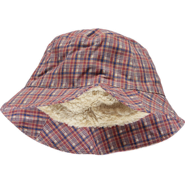Aiko Hat - Red Tartan Check