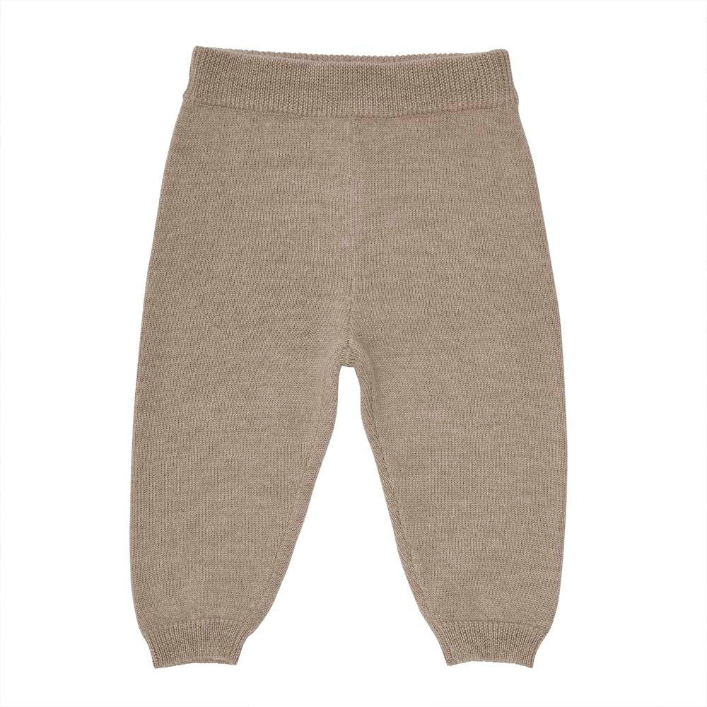 Baby Alpaca Cardigan & Pants - Camel Melange