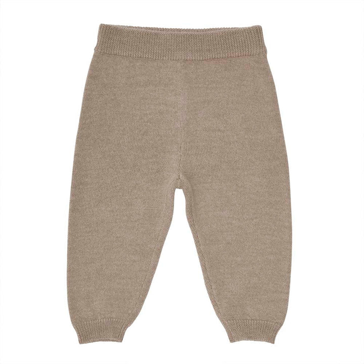 Baby Alpaca Cardigan & Pants - Camel Melange
